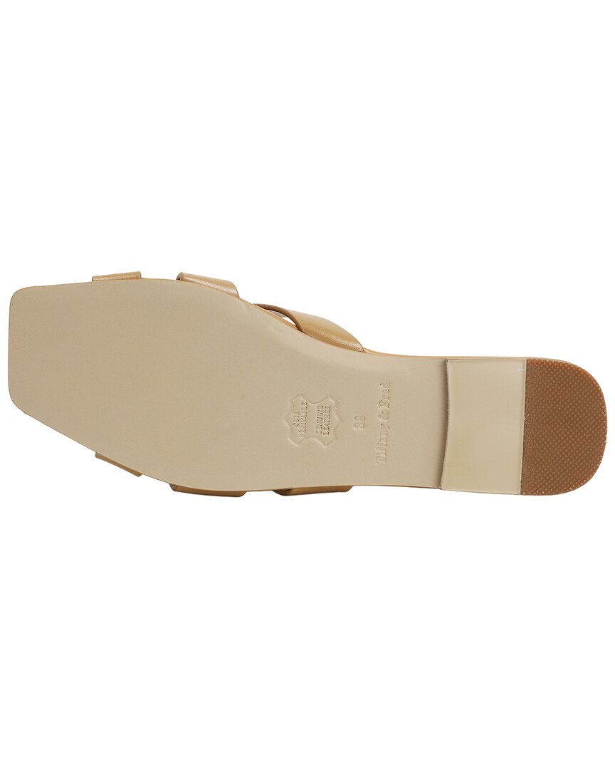 Tiffany & Fred Paris Leather Slide Sandal