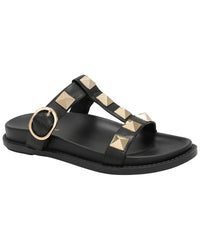 Tiffany & Fred Paris Leather Slide Sandal