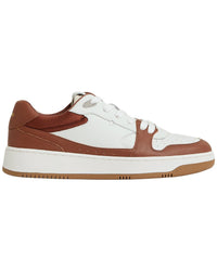 Reiss Astor Leather Paneled Trainer