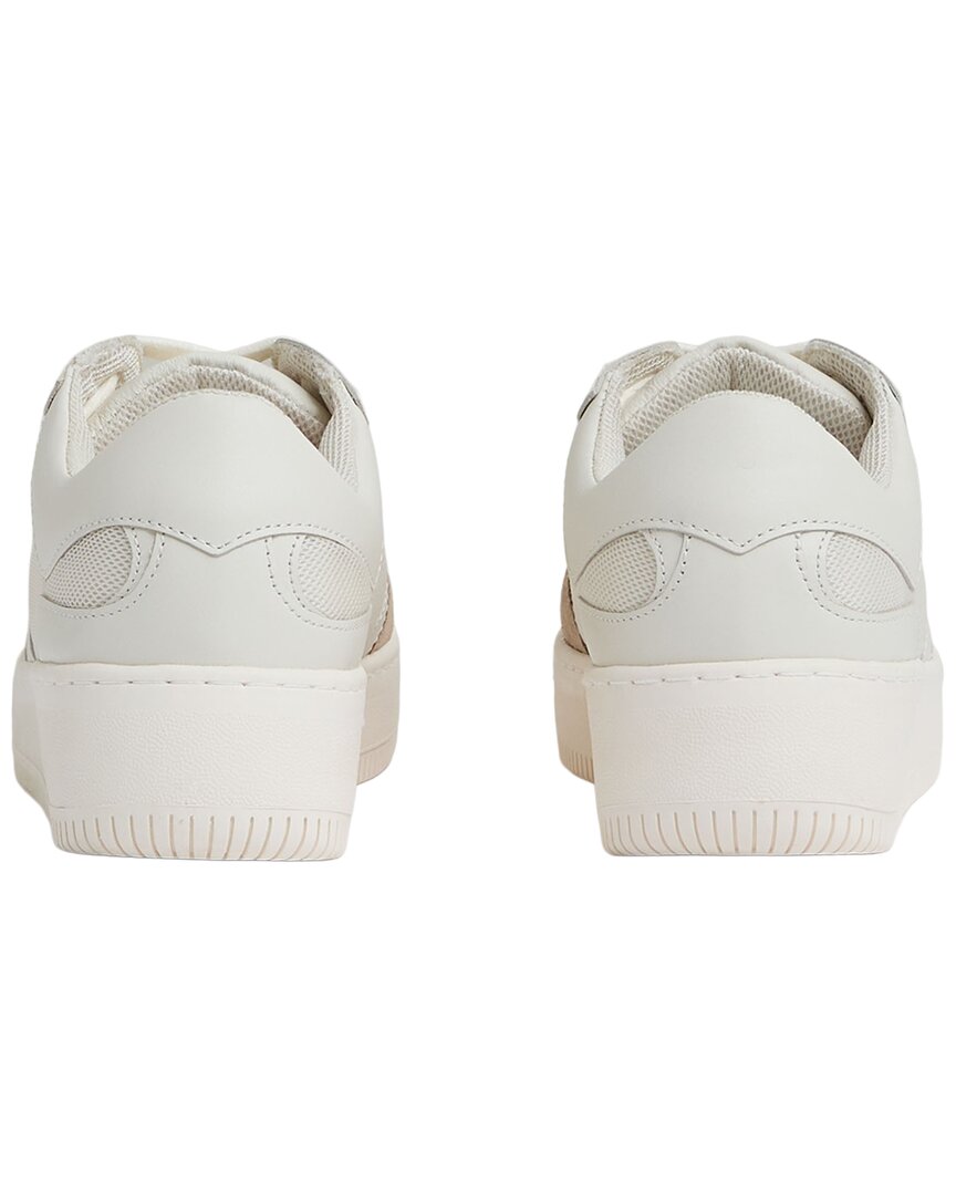 Reiss Ruth Leather & Suede Low-Top Trainer