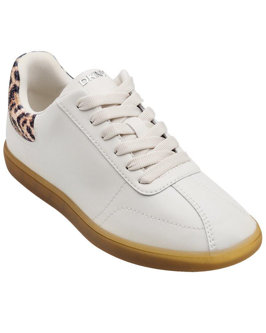 Dkny Lace Leather Lace-Up Sneaker