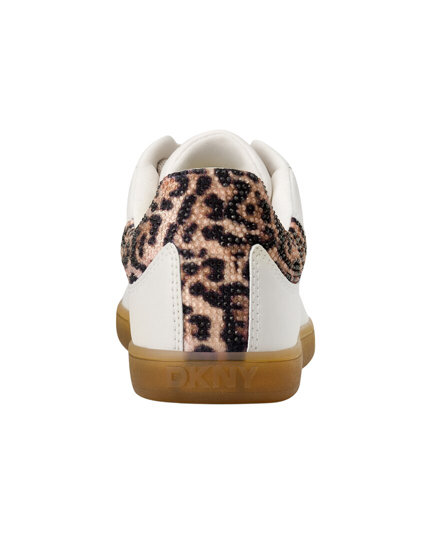 Dkny Lace Leather Lace-Up Sneaker