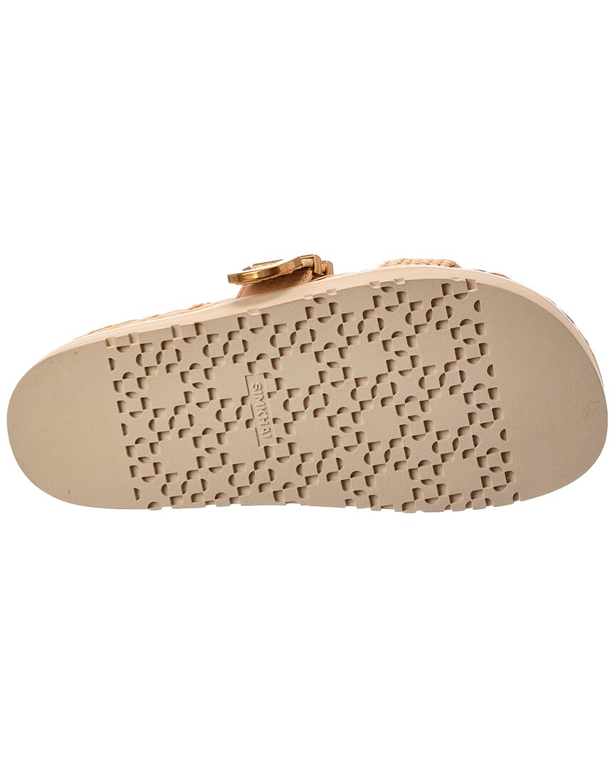 Simkhai Aida Raffia Buckle Sandal