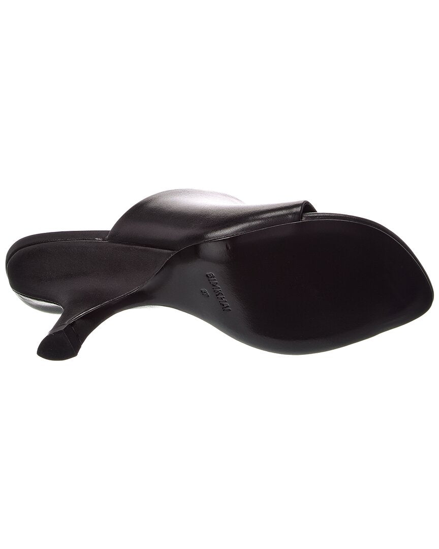 Simkhai Shadow Mule Leather Sandal