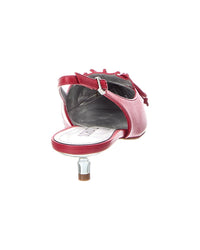 Schutz Zane Mid Leather Stiletto Pump