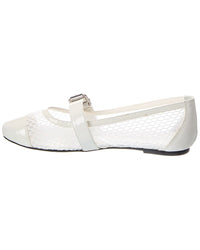 Schutz Hanna Mesh & Patent Ballet Flat