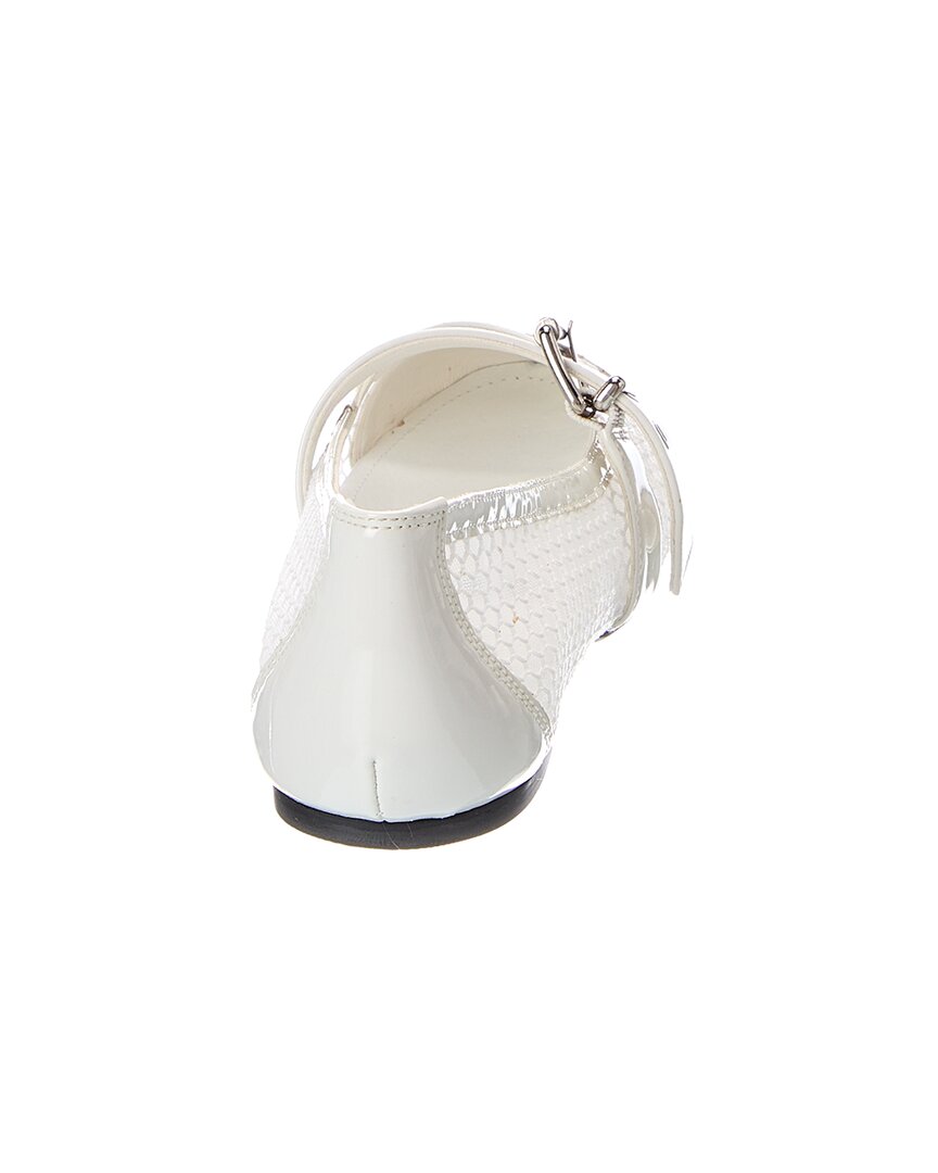 Schutz Hanna Mesh & Patent Ballet Flat