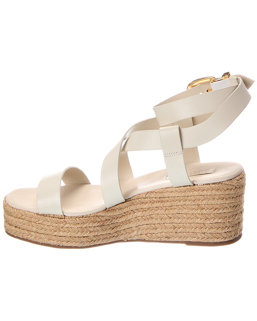 Schutz Harper Leather Flatform Sandal