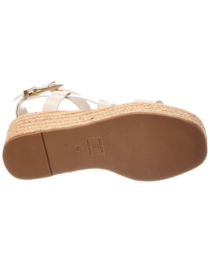 Schutz Harper Leather Flatform Sandal