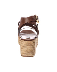 Schutz Harper Leather Flatform Sandal
