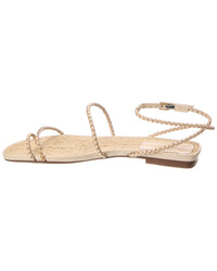 Schutz Kaya Straw Flat Sandal