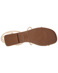 Schutz Kaya Straw Flat Sandal