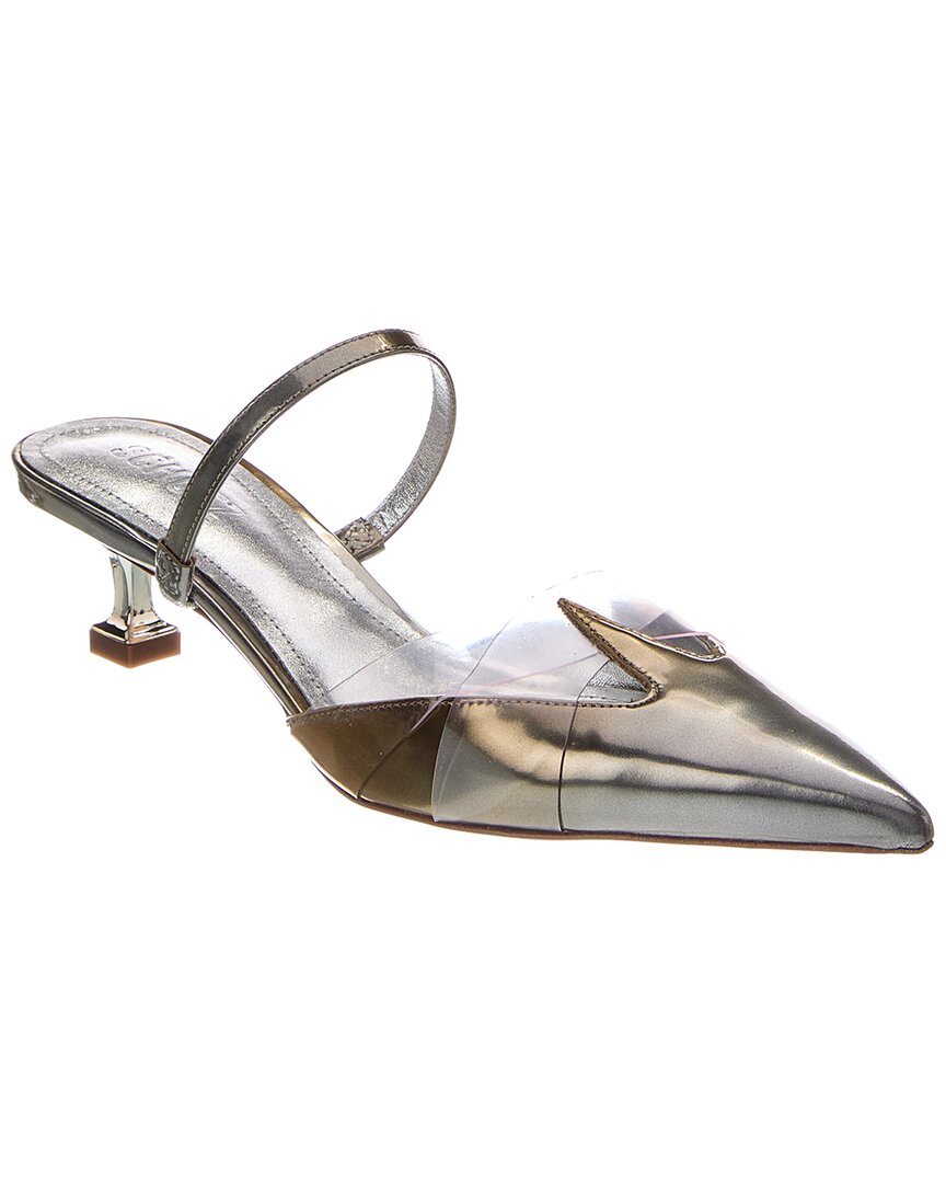 Schutz Tori Kitten Mid Stiletto Pump