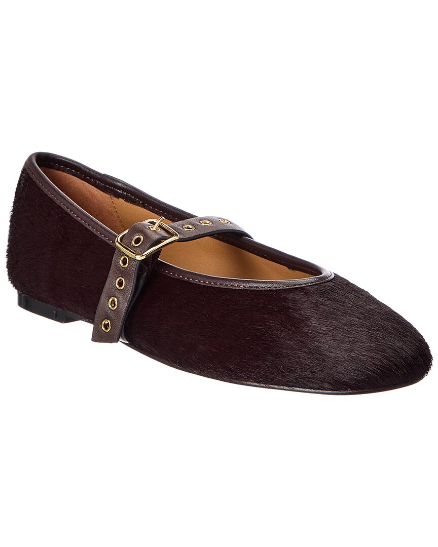 Madewell Madewell Remy Haircalf & Leather Mary Jane