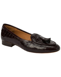 J.McLaughlin J.Mclaughlin Cecily Croc-Embossed Leather Loafer