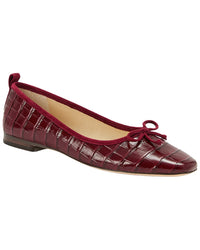 J.McLaughlin J.Mclaughlin Anastasia Lizard-Embossed Leather Ballet Flat