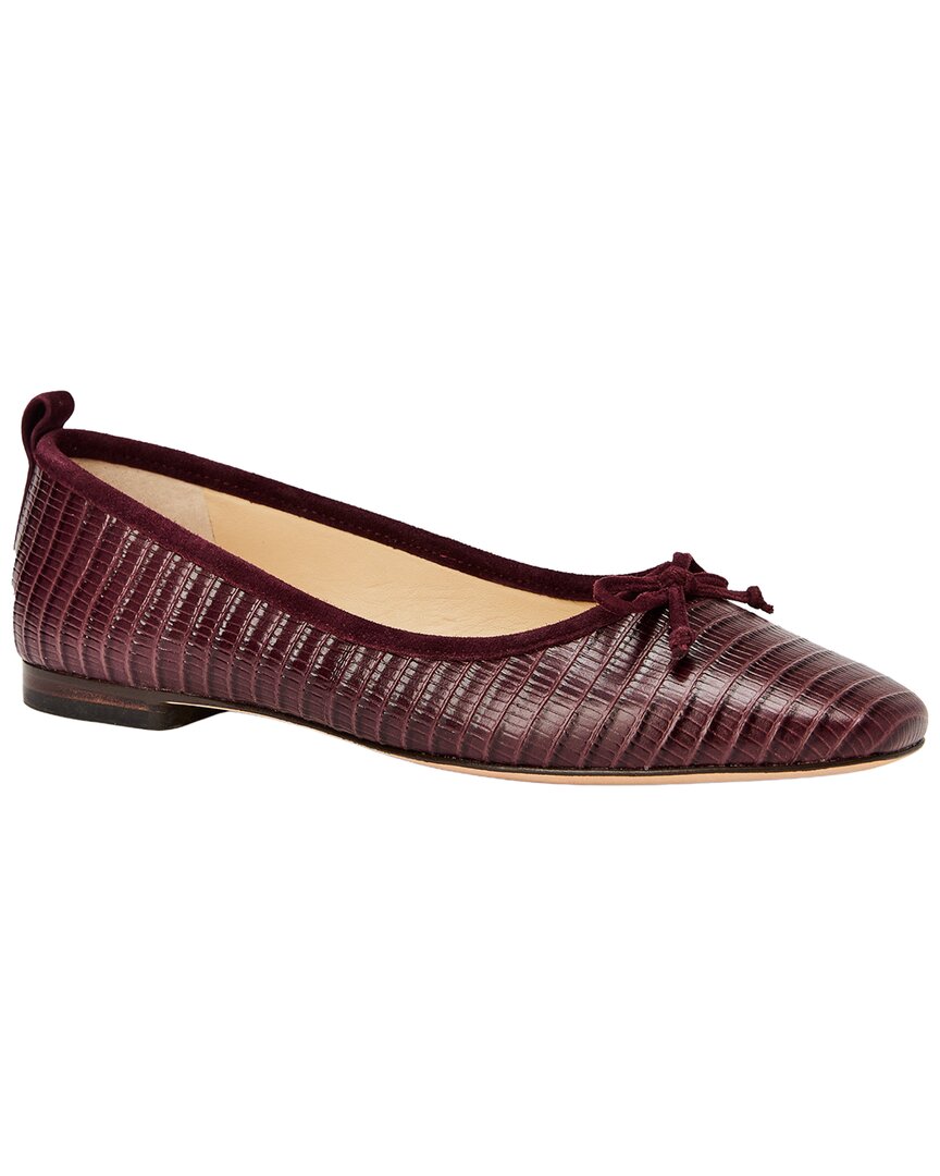 J.McLaughlin J.Mclaughlin Anastasia Lizard-Embossed Leather Ballet Flat