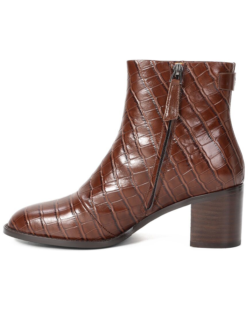 Tiffany & Fred Paris Embossed Leather Bootie