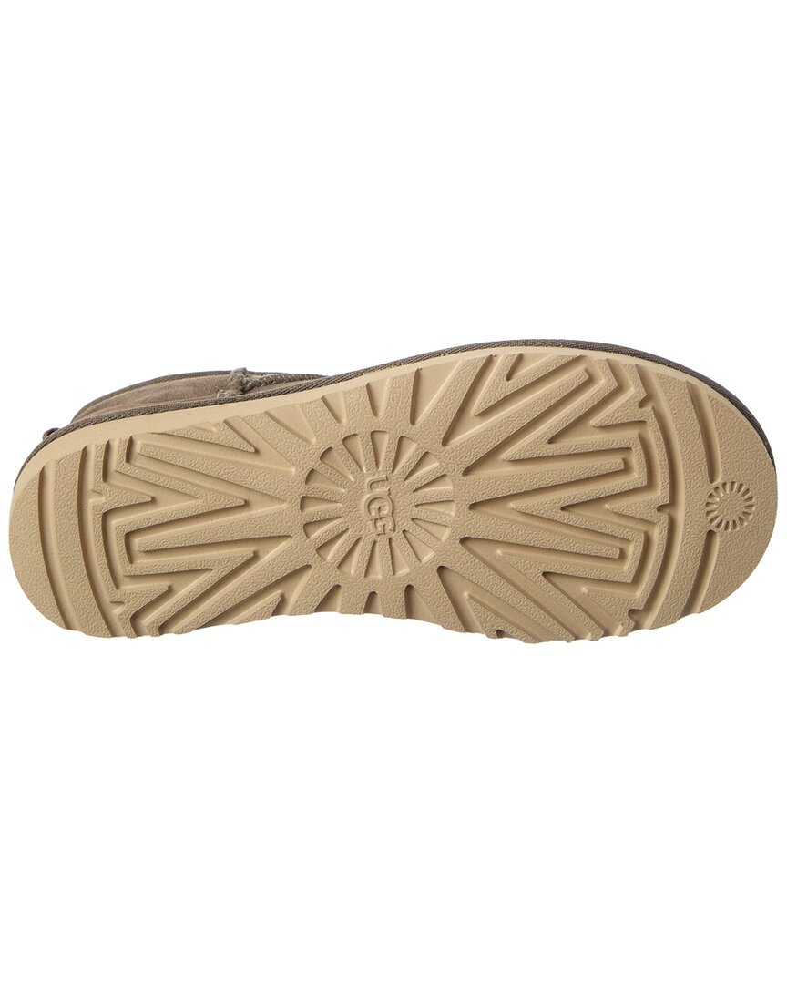Ugg Classic Ultra Mini Suede & Shearling Boot