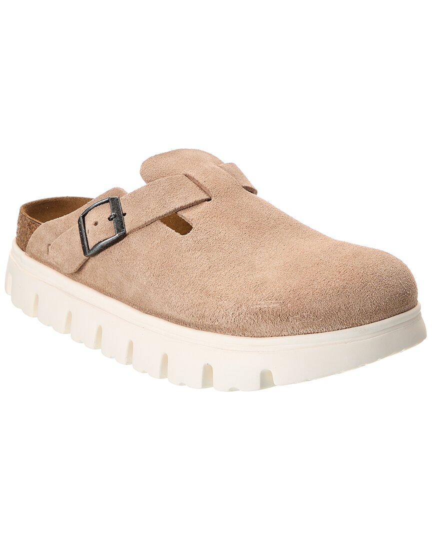 Birkenstock Papillio By Birkenstock Boston Chunky Narrow Suede Clog