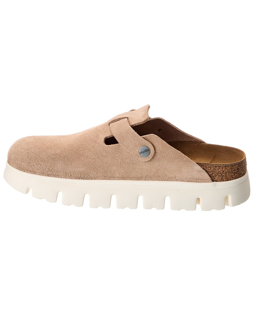 Birkenstock Papillio By Birkenstock Boston Chunky Narrow Suede Clog