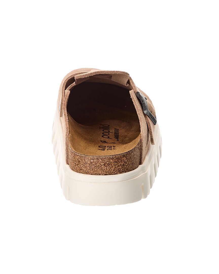Birkenstock Papillio By Birkenstock Boston Chunky Narrow Suede Clog