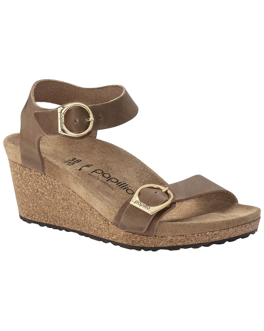 Birkenstock Soley Ring-Buckle Leather Sandal