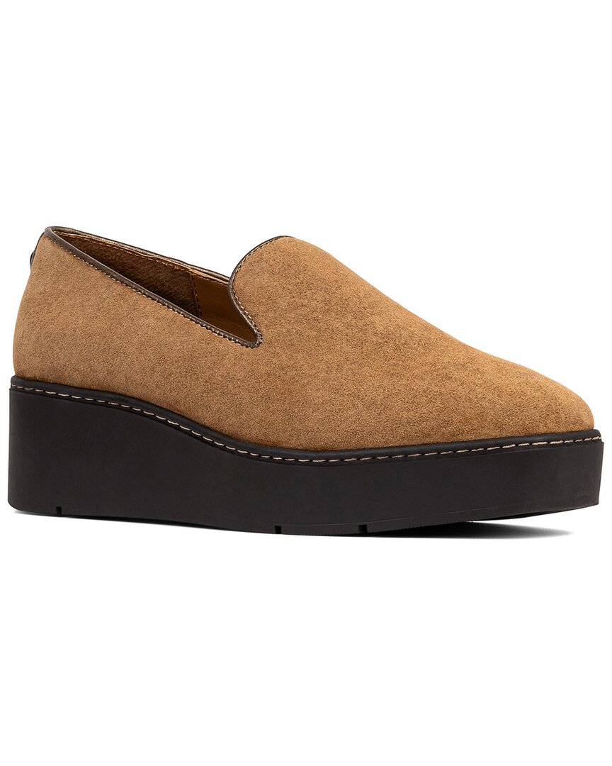 Donald Pliner Witty Leather Loafer Brown