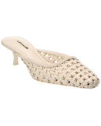 Larroude Larroude Amal Macrame Leather Mule