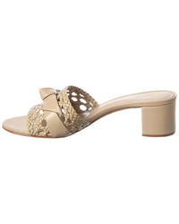 Alexandre Birman Clarita Tresse Leather Sandal