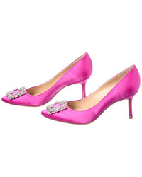 Manolo Blahnik Hangisi 70 Satin Pump (Authentic Pre-Loved)