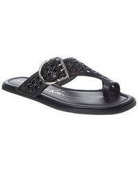 3.1 Phillip Lim Z-Strap Toe Macrame Leather Sandal