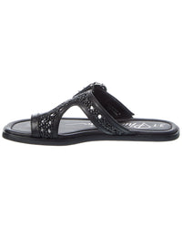3.1 Phillip Lim Z-Strap Toe Macrame Leather Sandal