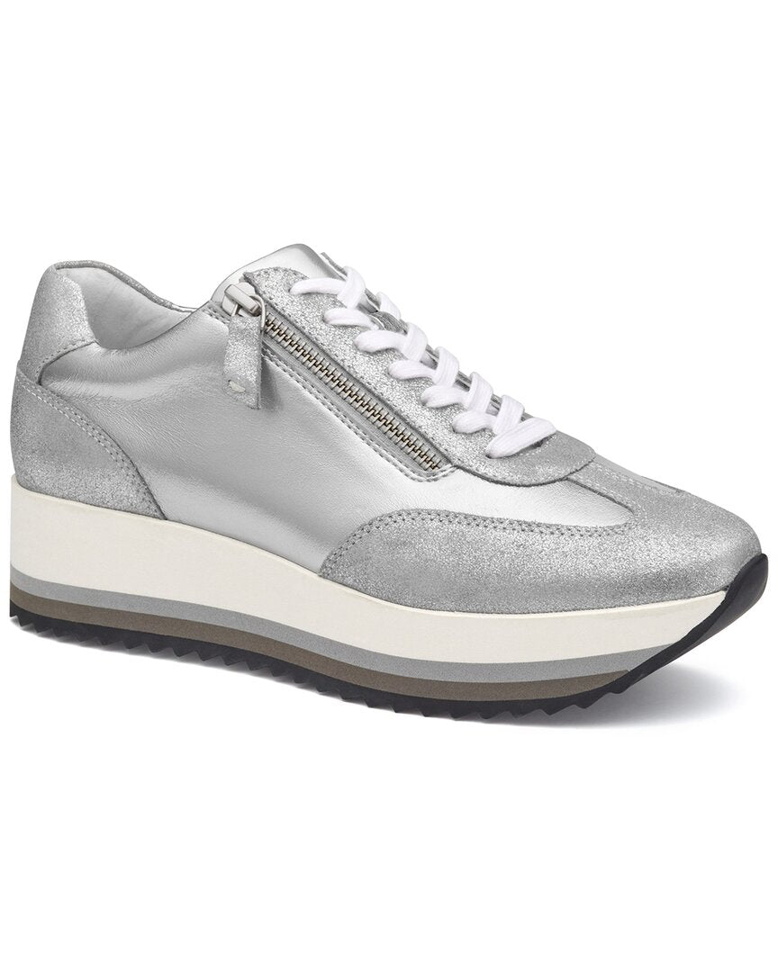 Johnston & Murphy Gracie Leather & Suede Sneaker