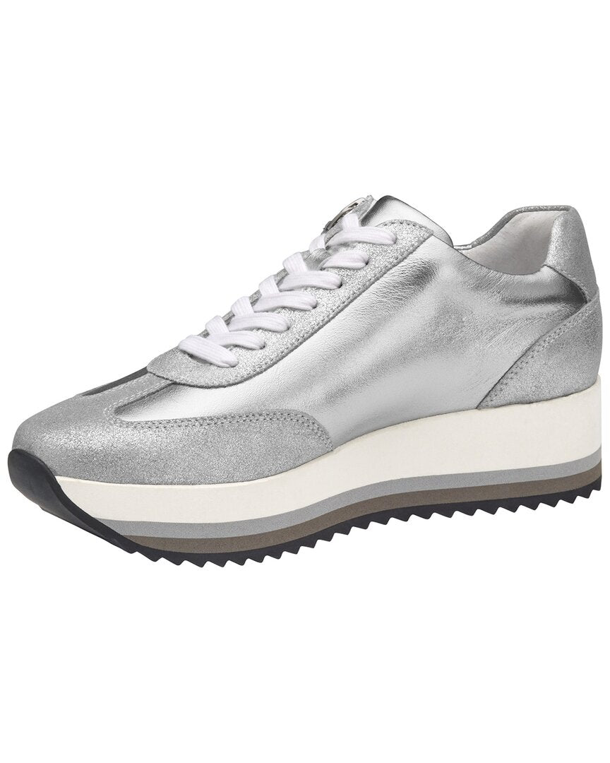 Johnston & Murphy Gracie Leather & Suede Sneaker
