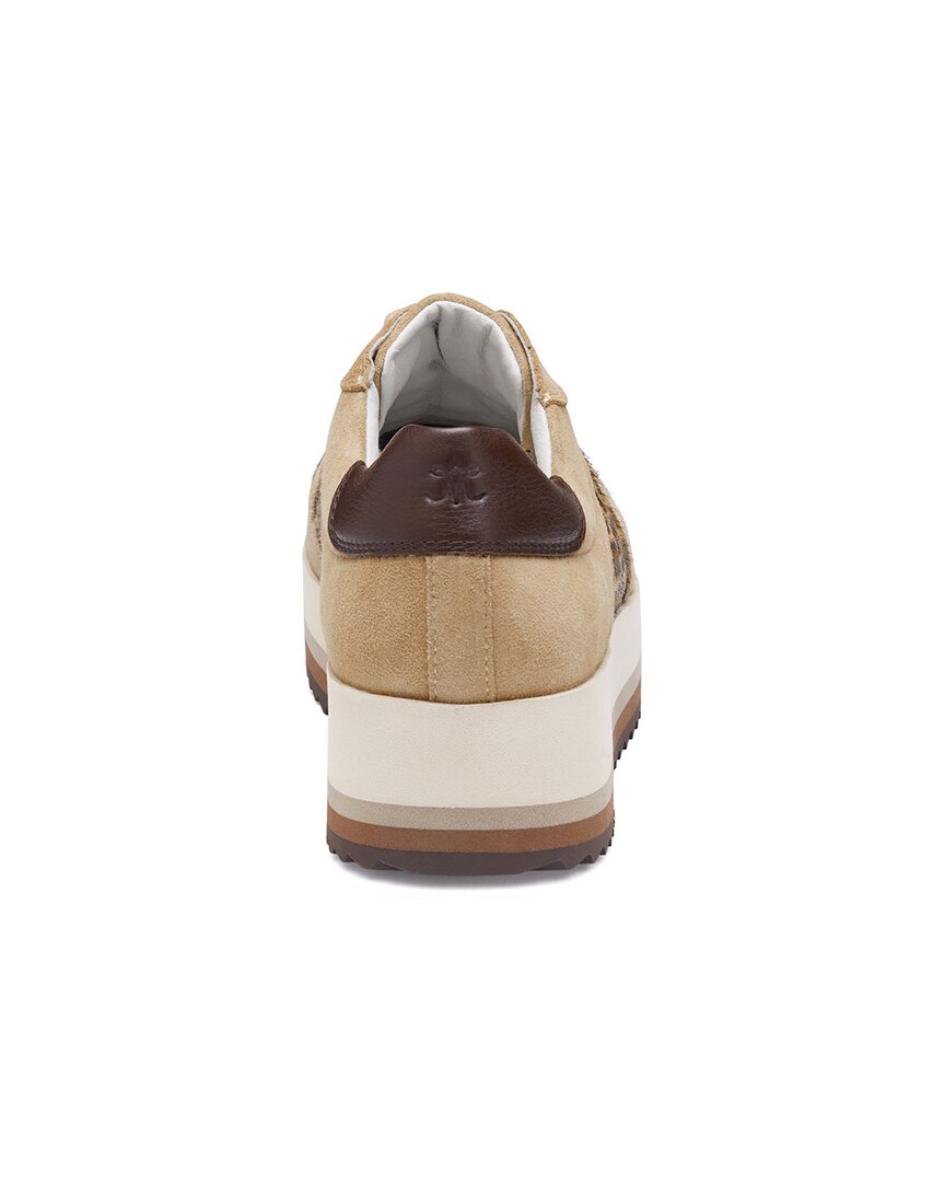 Johnston & Murphy Gracie Suede & Haircalf Sneaker