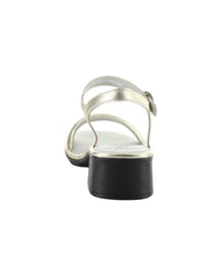 Fly London Eiva Metallic Leather Sandal