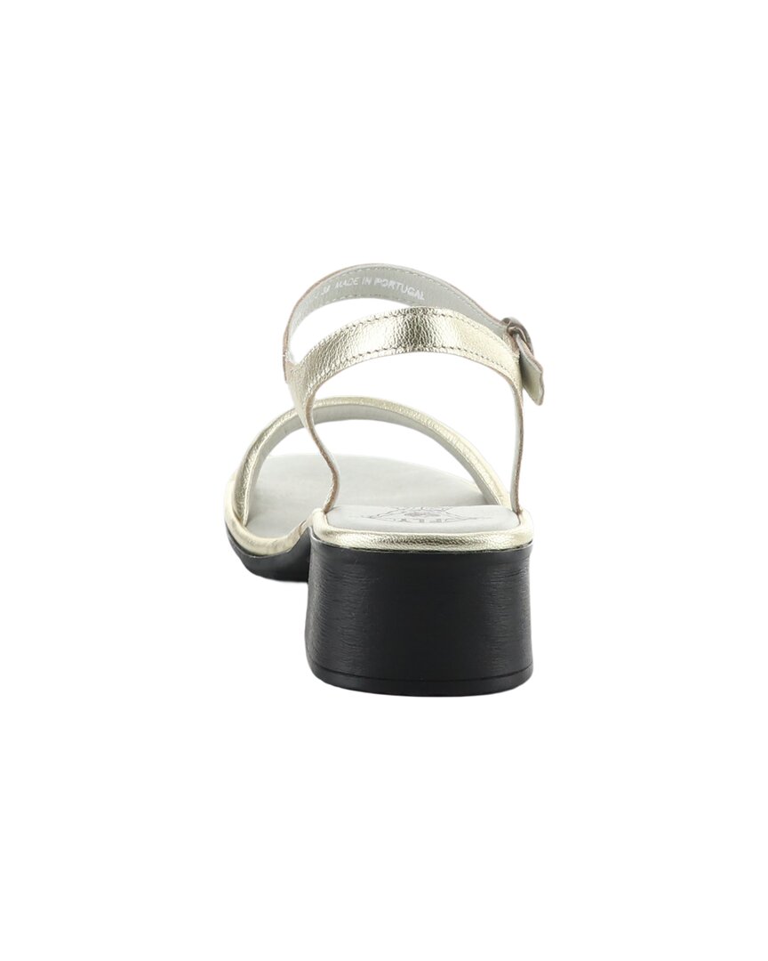 Fly London Eiva Metallic Leather Sandal