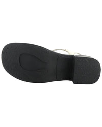 Fly London Eiva Metallic Leather Sandal