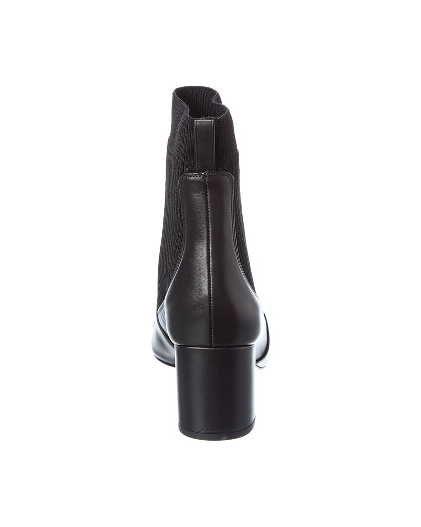 Alexandre Birman Becky 60 Knit & Leather Bootie
