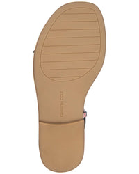 Kenneth Cole New York Paros Snakeskin-Embossed Leather-Embossed Sandal
