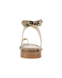 Kenneth Cole New York Kenneth Cole New York Ravenn Snakeskin-Embossed Leather-Embossed Sandal