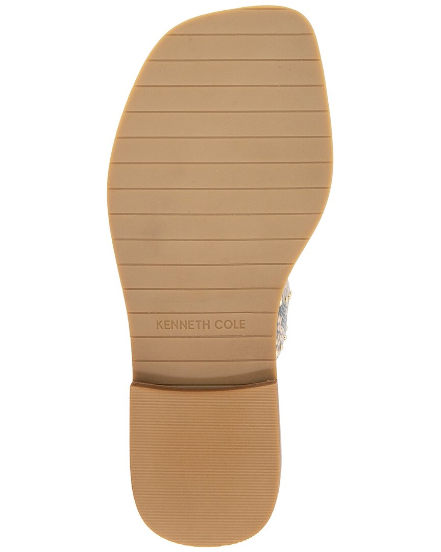 Kenneth Cole New York Kenneth Cole New York Ravenn Snakeskin-Embossed Leather-Embossed Sandal
