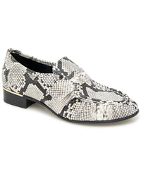 Kenneth Cole New York Kenneth Cole New York Reece Snakeskin-Embossed Leather-Embossed Loafers