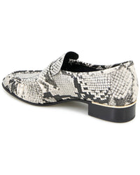 Kenneth Cole New York Kenneth Cole New York Reece Snakeskin-Embossed Leather-Embossed Loafers