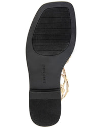 Kenneth Cole New York Ruby Snakeskin-Embossed Leather-Embossed Sandal