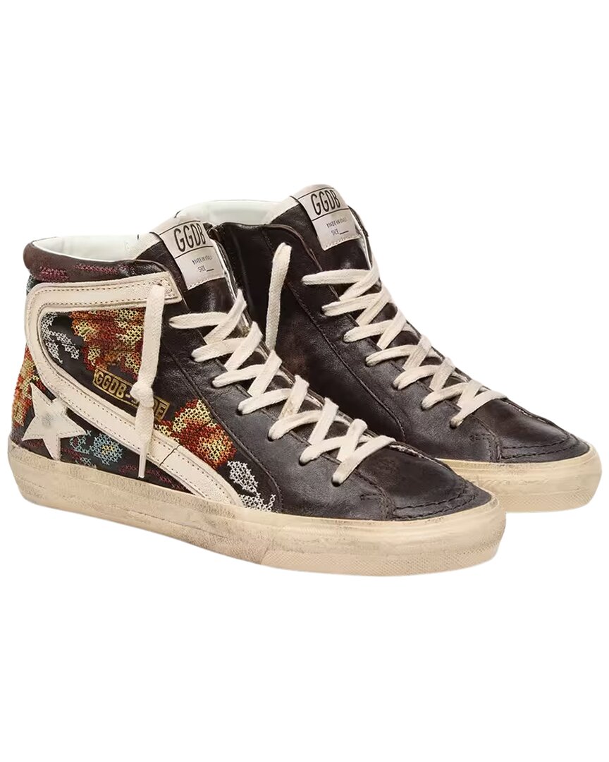 Golden Goose Slide Leather Sneaker