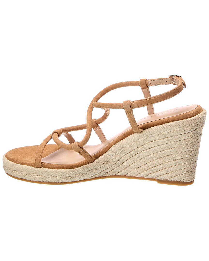 Stuart Weitzman Stuart Weitzman Nilla Espadrille Suede Wedge Sandal