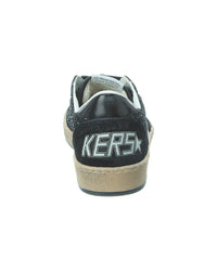 Golden Goose Ballstar Suede & Glitter Sneaker