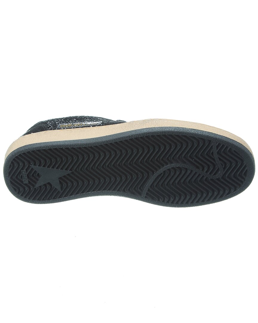 Golden Goose Ballstar Suede & Glitter Sneaker